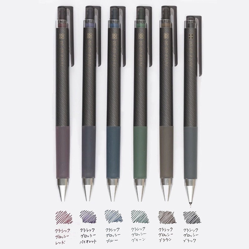 Pilot Juice Up 04 Classic Glossy 0.4mm Retractable Ballpoint Pen (Pack of 6)