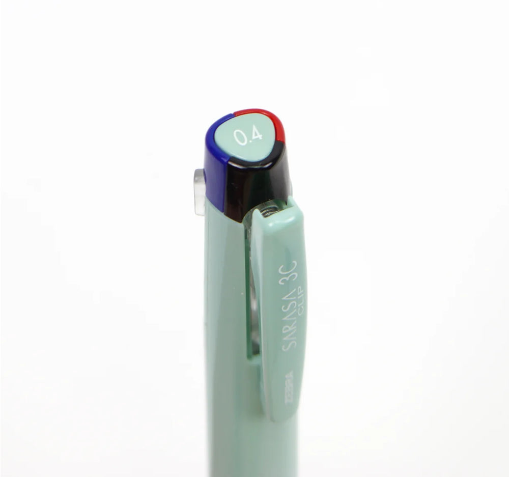 Zebra SARASA CLIP 3C 0.4mm 3-Colour Multicolour Pen