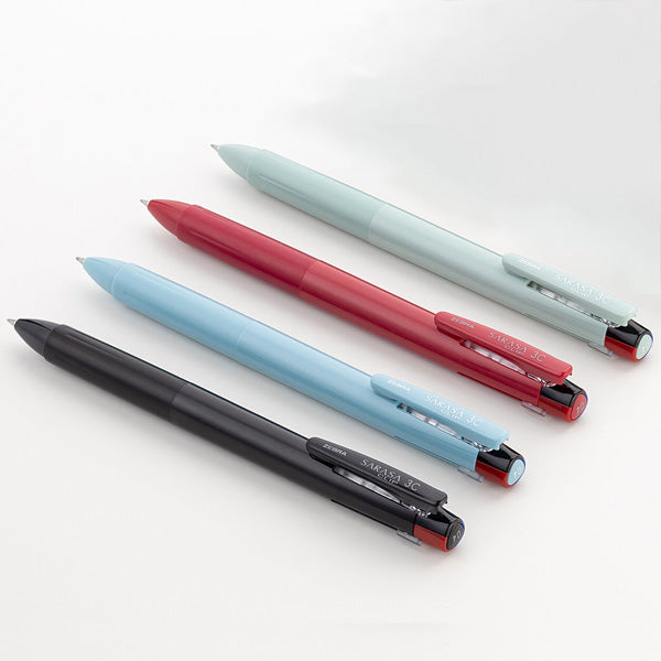 Zebra SARASA CLIP 3C 0.4mm 3-Colour Multicolour Pens (Pack of 4)