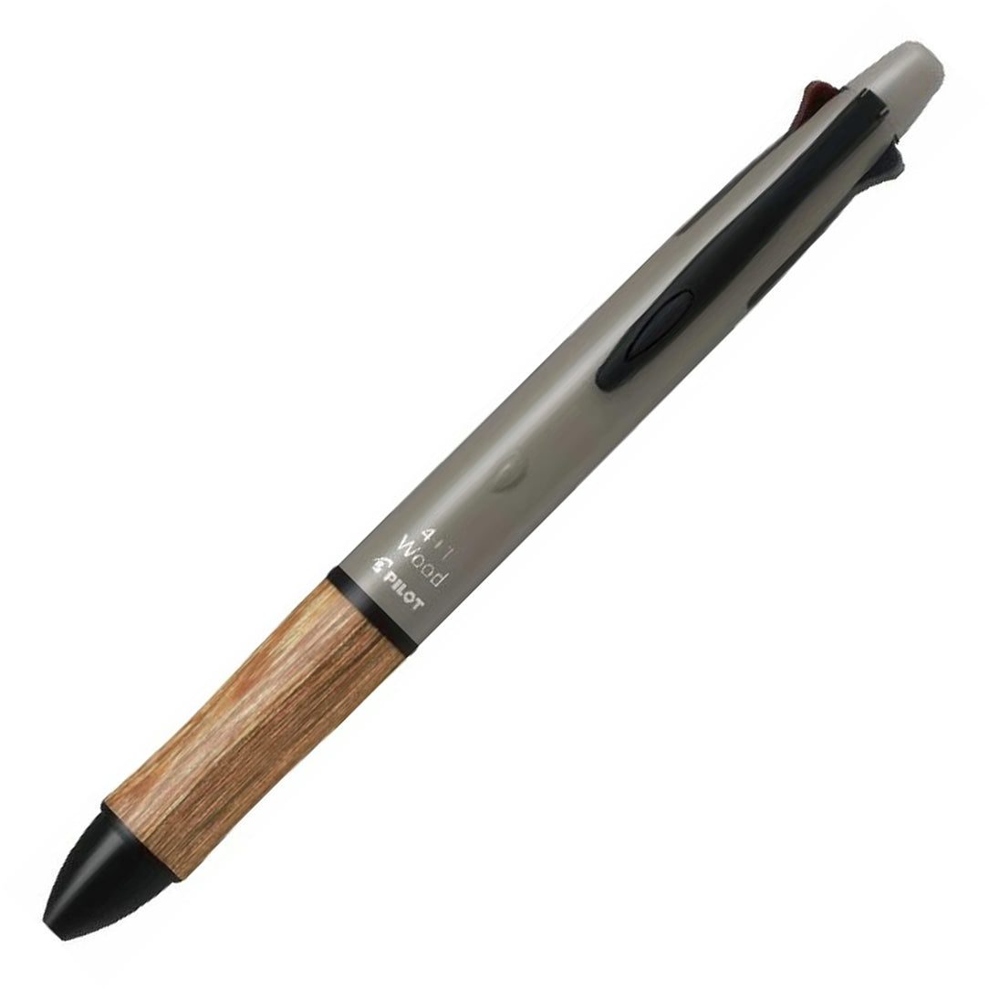 Pilot 4+1 Wood earth color 0.5mm Multifunctional Pen