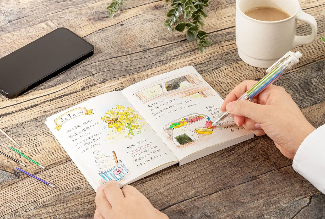 Pentel Art Multi 8 2.0mm 8-Colour Refillable Lead Holder Pencil