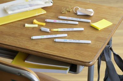 Pilot KIRE-NA Twin Tip Quick-drying Pigment Ink Highlighters (Pack of 5)