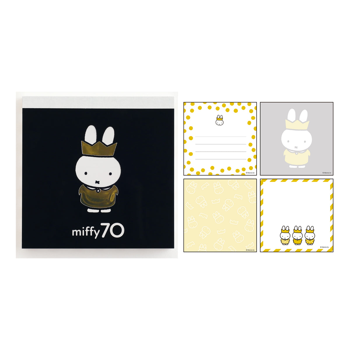 GreenFlash 70th Anniversary Miffy Square Type Memo Pad (100 Sheets)