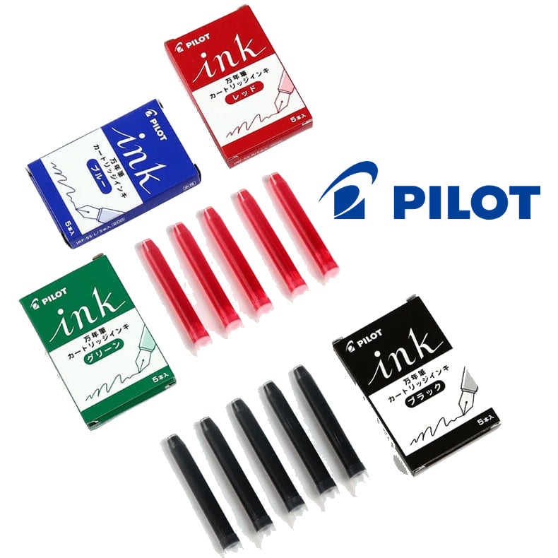 Pilot Fountain Pen Water-based Ink Cartridges (4-Colour Set)