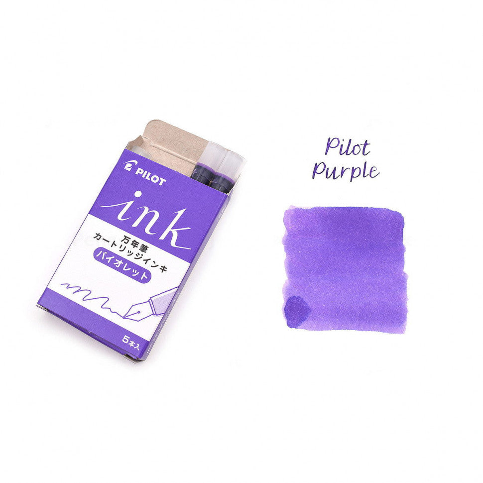Pilot Fountain Pen Water-based Ink Cartridges (6-Colour Set)