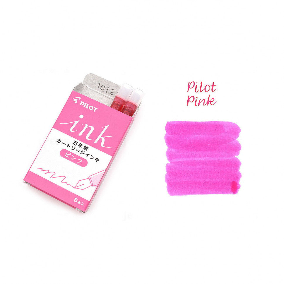 Pilot Fountain Pen Water-based Ink Cartridges (6-Colour Set)