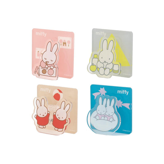 GreenFlash Miffy Acrylic Memo Clip Stands (Pack of 4)