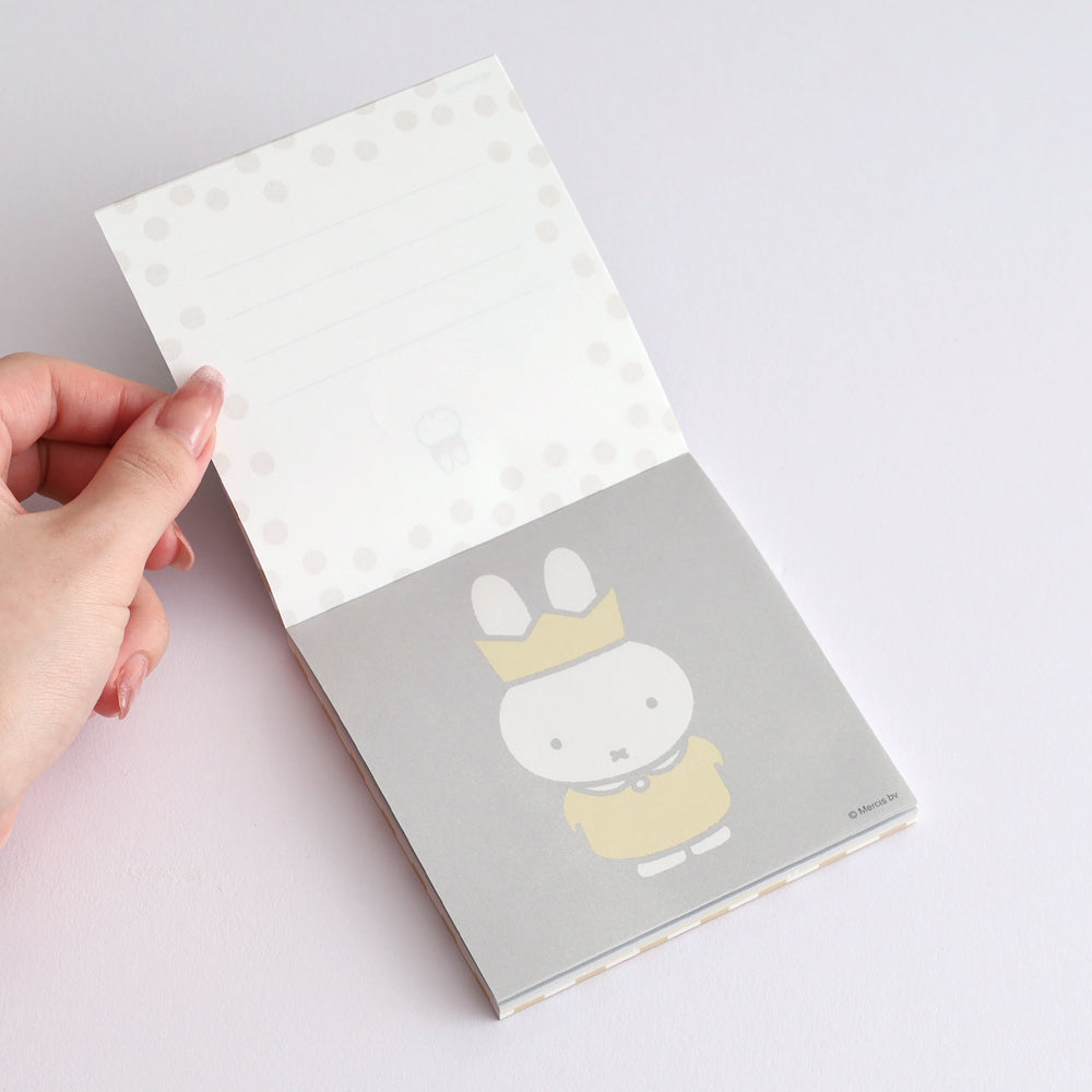 GreenFlash 70th Anniversary Miffy Square Type Memo Pad 100 Sheets (Pack of 2)
