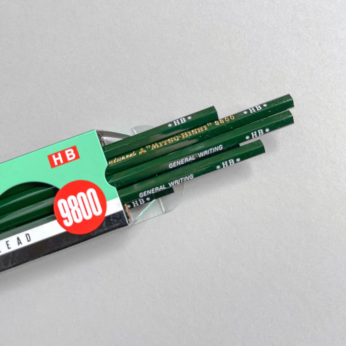 Uni 9800 Hexagon Axis Mitsubishi Pencils (Pack of 12)