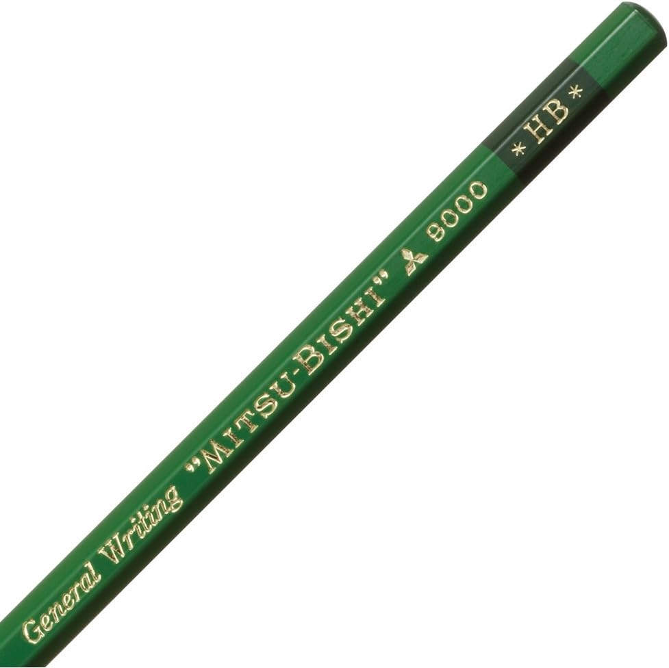 Uni 9000 Hexagon Axis Mitsubishi Pencils (Pack of 12)