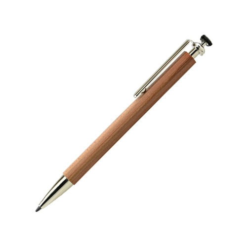 Kita-Boshi HOKUTO 2.0mm Wooden Barrel HB Clutch Pencil, with Lead Sharpener