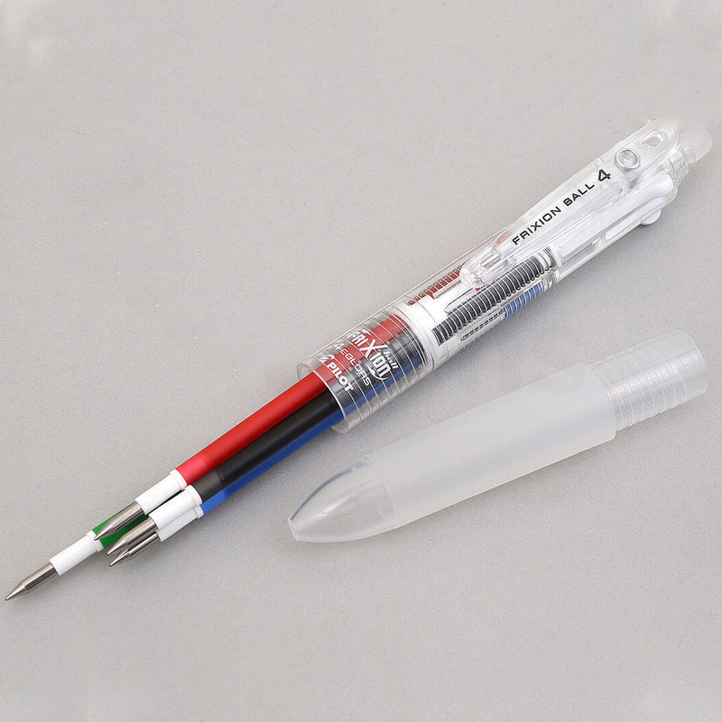 Pilot FRIXION BALL 4 Erasable 0.38mm 4-Colour Ballpoint Pens (Pack of 3)