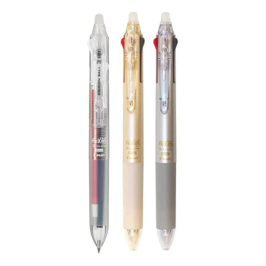 Pilot FRIXION BALL 3 Slim 0.38mm 3-Colour Erasable Ballpoint Pens (Pack of 3)