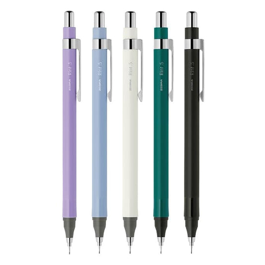 Zebra Rint 0.5mm Mechanical Pencils (Pack of 5)
