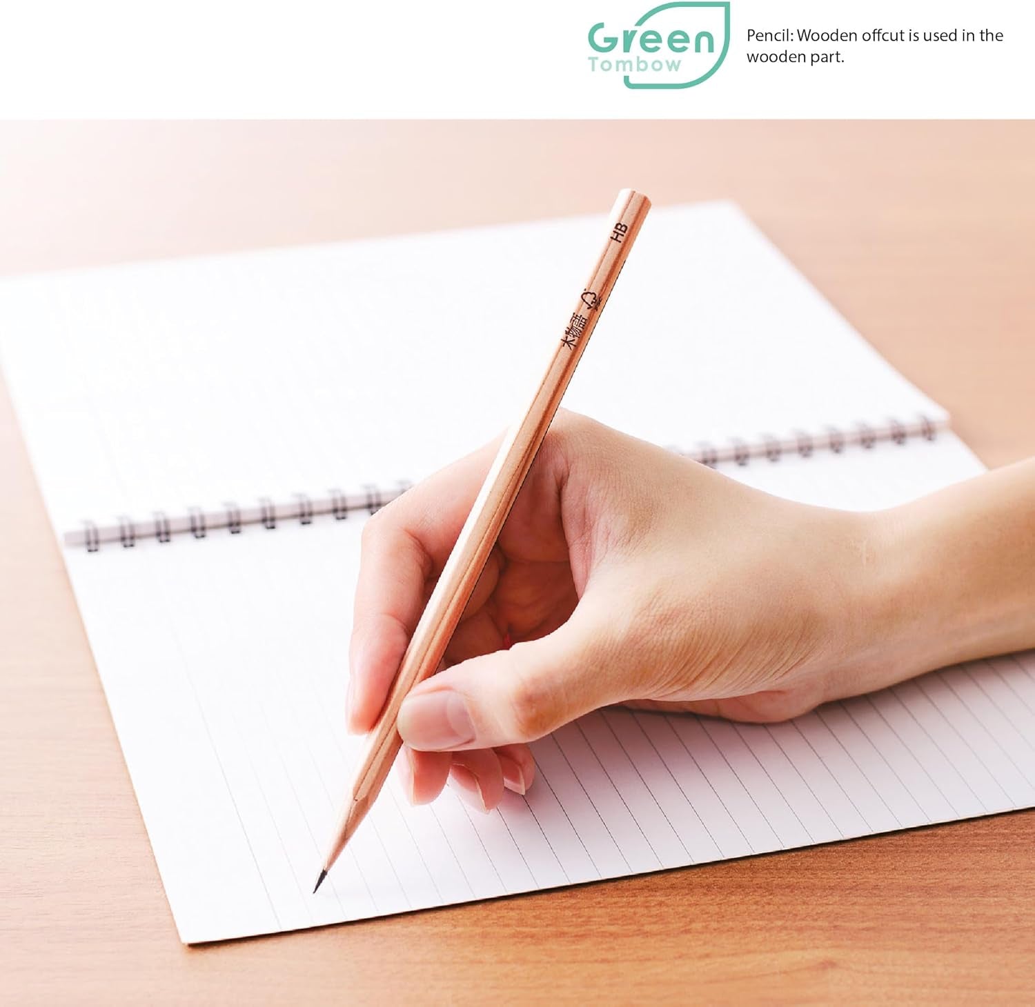 Tombow Kimonogatari Tree Story Hexagon Axis Recycled Pencils (Pack of 12)