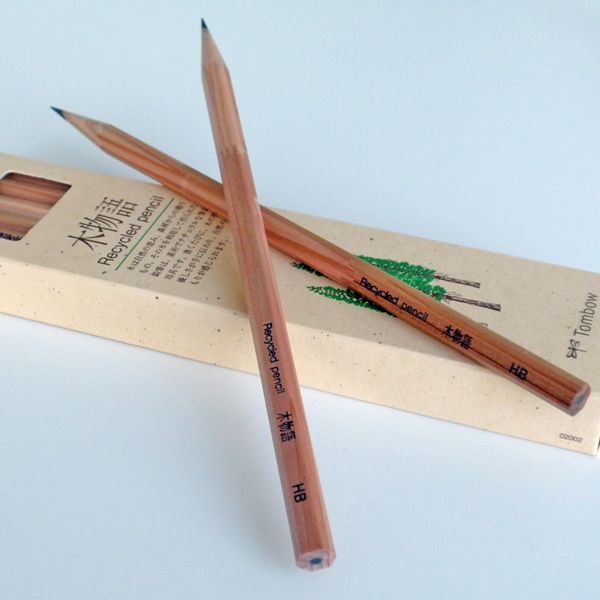 Tombow Kimonogatari Tree Story Hexagon Axis Recycled Pencils (Pack of 12)