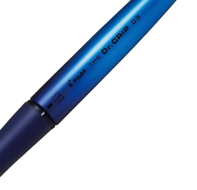 Pilot THE Dr.GRIP BLACK ACCENT 0.5mm Fure-Fure Lock Silent Mechanical Pencil