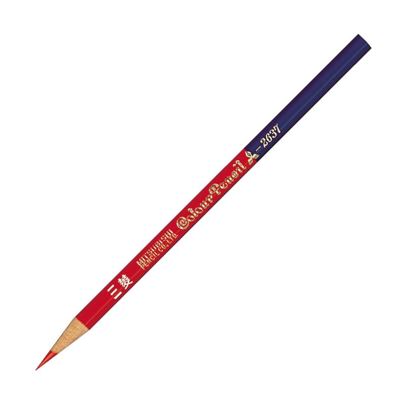 Uni No. 2637 Round Axis Mitsubishi Colored Pencils (Pack of 12)