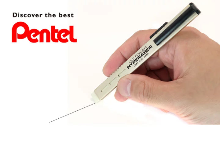 Pentel CLIC Multi-purpose Hyperaser Pen for Printed ink, Oil-based Ballpoint