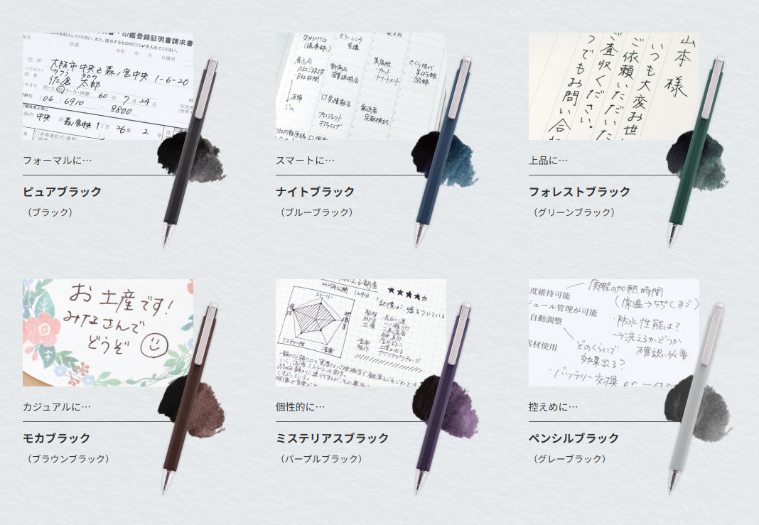 Sakura Ballsign iD 0.5mm Hexagonal Barrel Ballpoint Pens (Pack of 6)