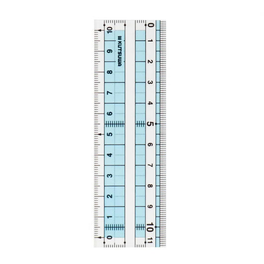 Kutsuwa HiLine 11cm Matte Straight Ruler