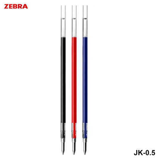 Zebra Black, Blue, Red Refill Set