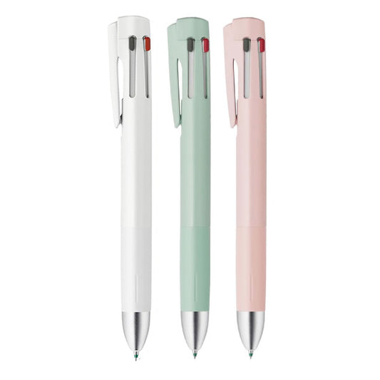 Zebra bLen 4+S 0.7mm Retractable Multifunctional Pens (Pack of 3)