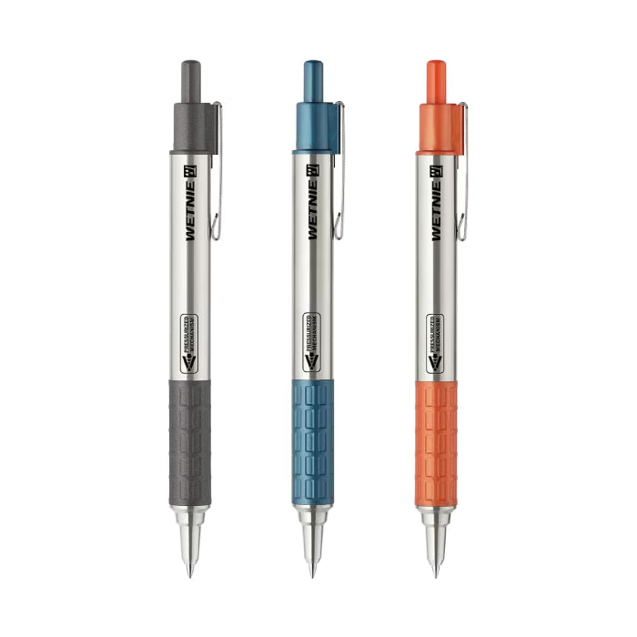 Zebra WETNIE Pressurized Mechanism 0.7mm Black Ink Ballpoint Pen (Pack of 3)