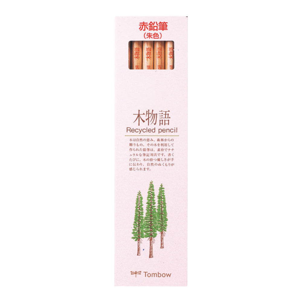 Tombow Kimonogatari Tree Story Round Axis Recycled Pencils (Pack of 12)