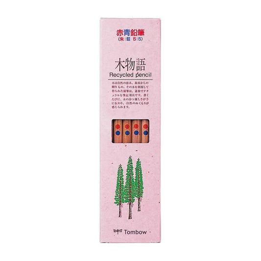Tombow Kimonogatari Tree Story Round Axis Recycled Pencils (Pack of 12)