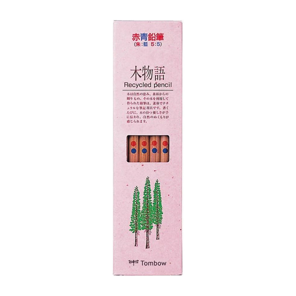 Tombow Kimonogatari Tree Story Round Axis Recycled Pencils (Pack of 12)