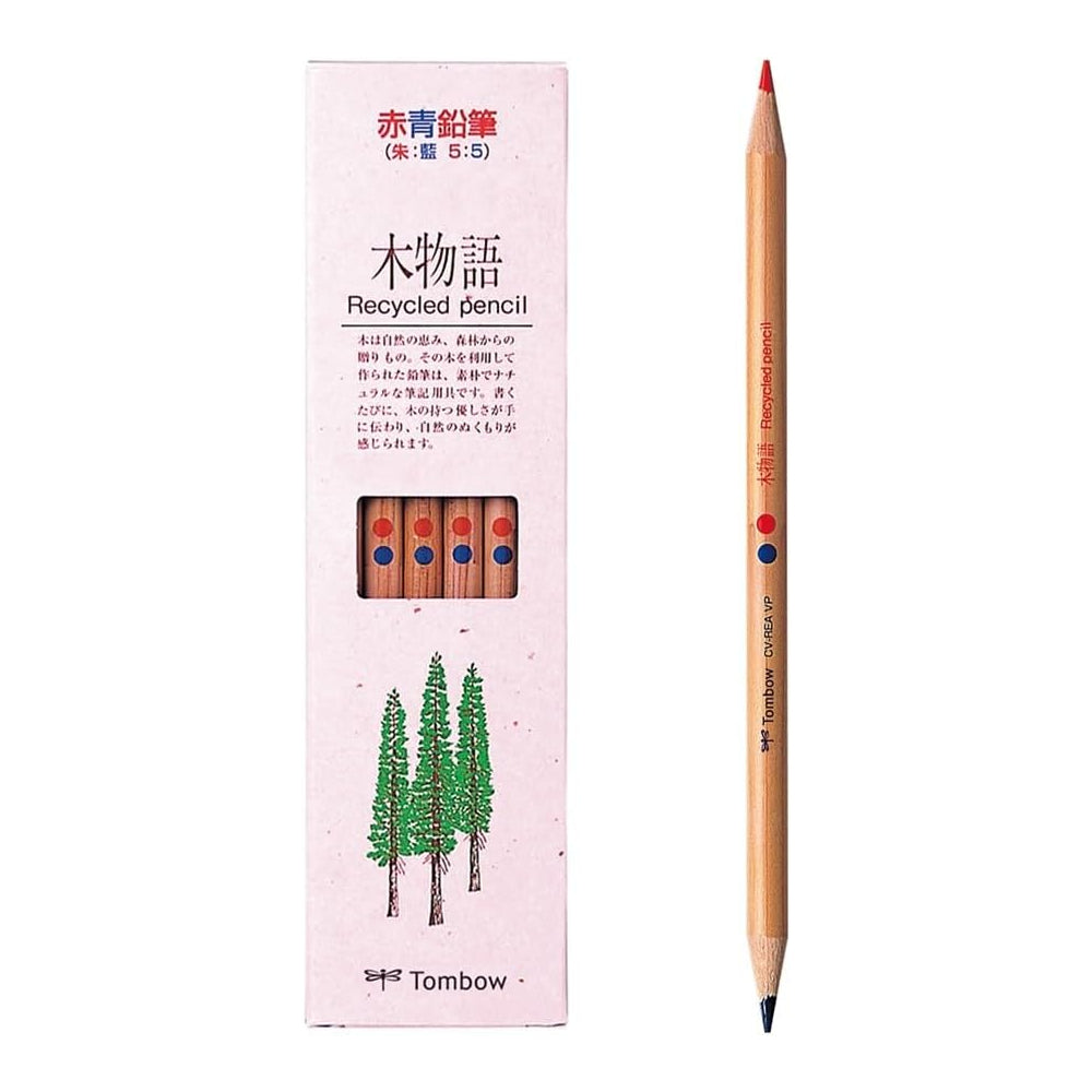 Tombow Kimonogatari Tree Story Round Axis Recycled Pencils (Pack of 12)