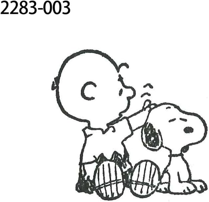 KODOMO NO KAO PEANUTS Snoopy Wood Piece Stamp