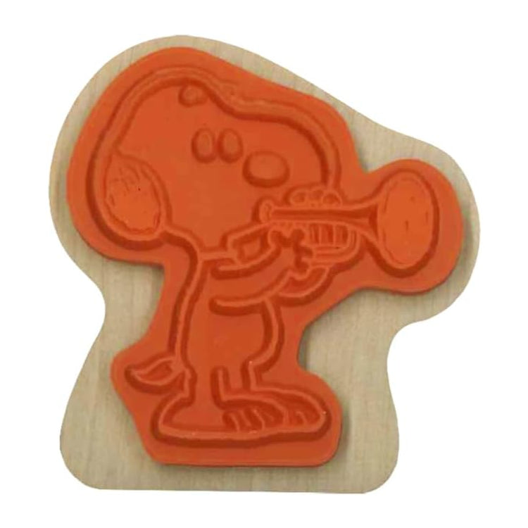 KODOMO NO KAO PEANUTS Snoopy Wood Piece Stamp