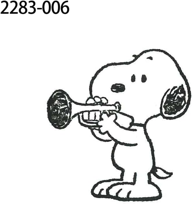 KODOMO NO KAO PEANUTS Snoopy Wood Piece Stamp