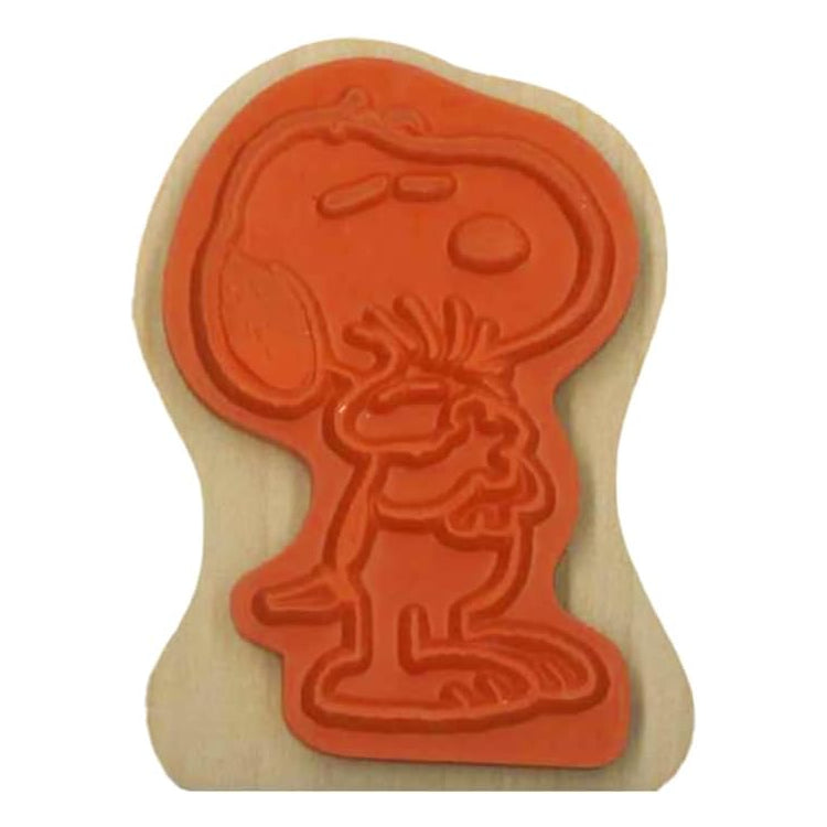 KODOMO NO KAO PEANUTS Snoopy Wood Piece Stamp