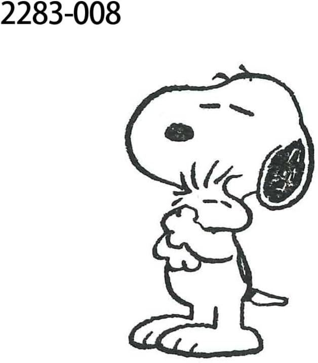 KODOMO NO KAO PEANUTS Snoopy Wood Piece Stamp