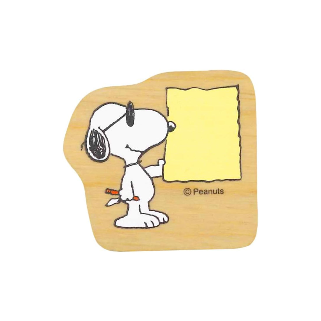 KODOMO NO KAO PEANUTS Snoopy Wood Piece Stamp
