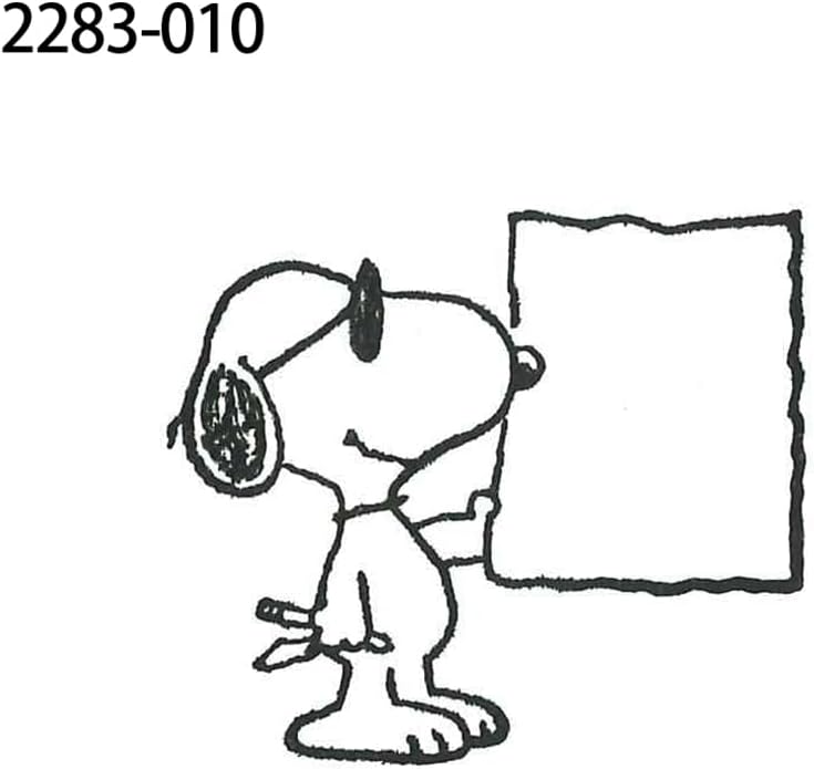KODOMO NO KAO PEANUTS Snoopy Wood Piece Stamp