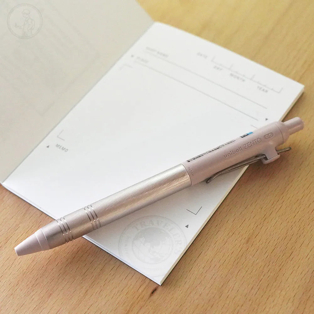 Uni ZENTO Flow 0.5mm Water-Based Black Ink Ballpoint Pen
