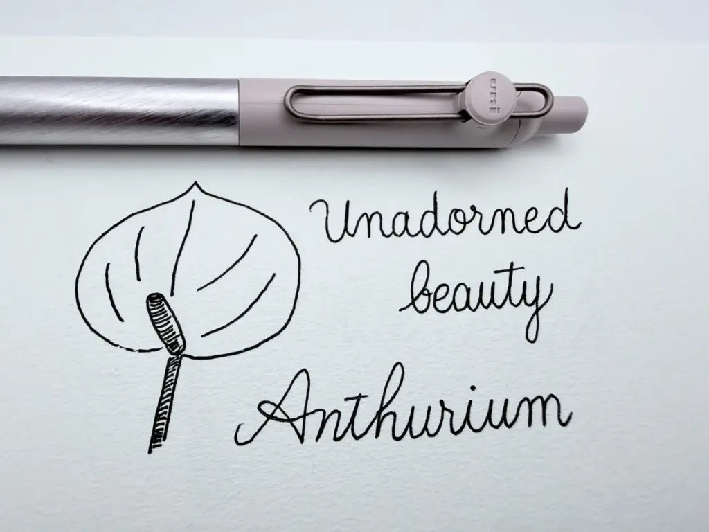 Uni ZENTO Flow 0.5mm Water-Based Black Ink Ballpoint Pen