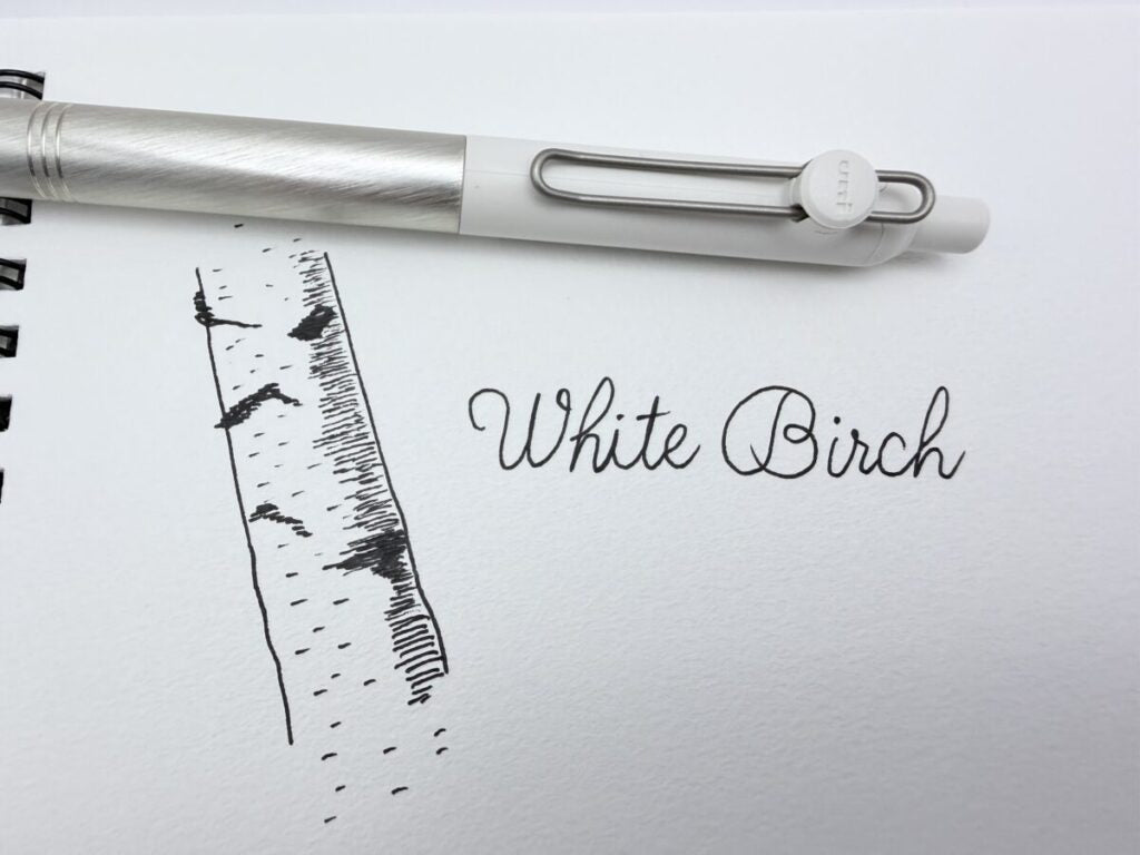 Uni ZENTO Flow 0.38mm Water-Based Black Ink Ballpoint Pen