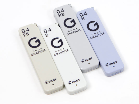 Pilot neox GRAPHITE 0.4mm High-Purity Refill Leads (Pack of 4)