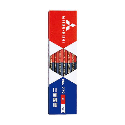 Uni No. 772 Hexagon Axis Mitsubishi Colored Pencils (Pack of 12)