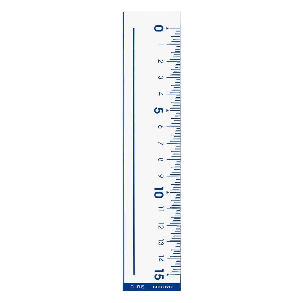 Kyokuto Universal Design Stationery 15cm Arithmetic Straight Ruler