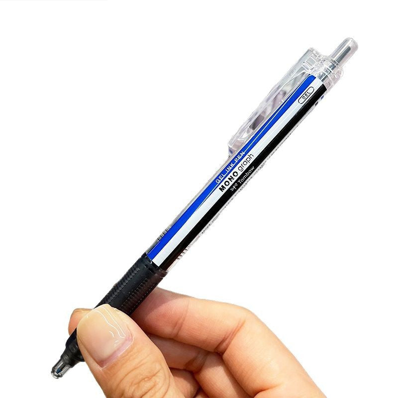 Tombow Mono Graph Lite 0.5mm Black, Blue, Red Gel Ink Pens (Pack of 3)