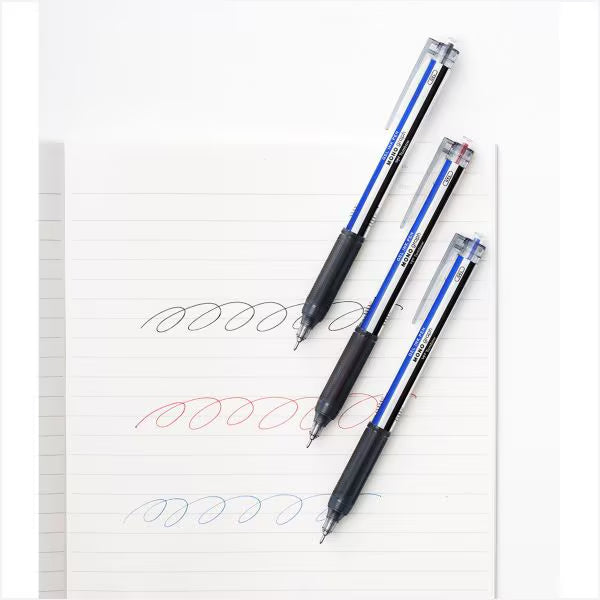 Tombow Mono Graph Lite 0.5mm Black, Blue, Red Gel Ink Pens (Pack of 3)