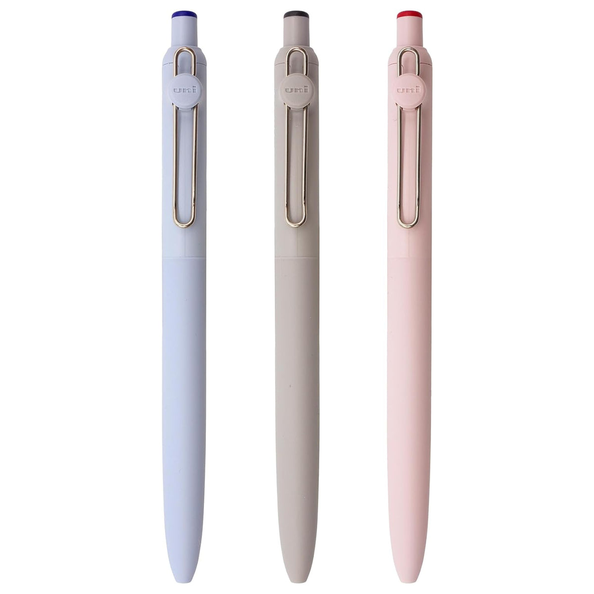 Uni ZENTO Basic 0.38mm Black Blue Red Ballpoint Pen (Pack of 3)
