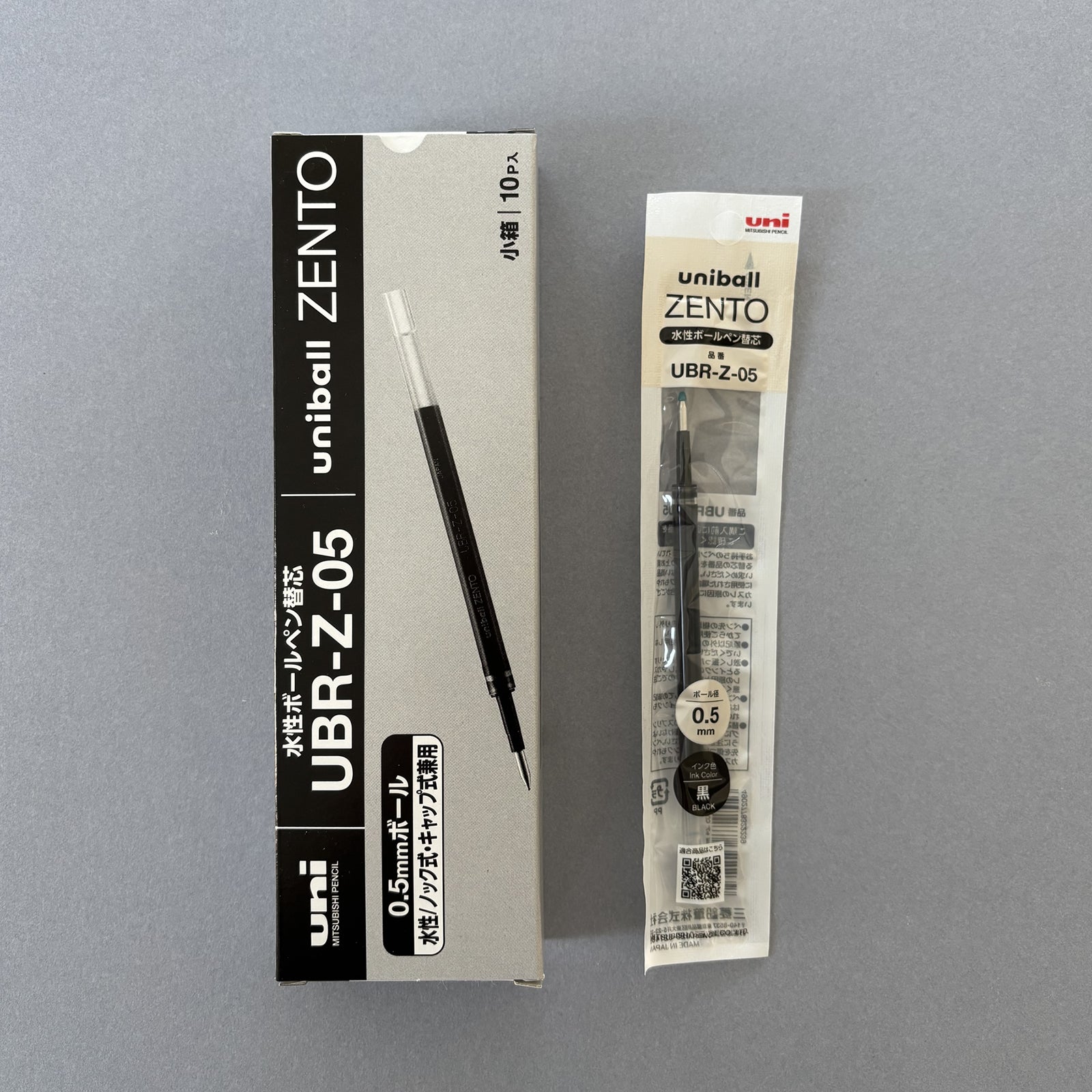Uni ZENTO 0.5mm Ballpoint Pen Refills (Pack of 10)