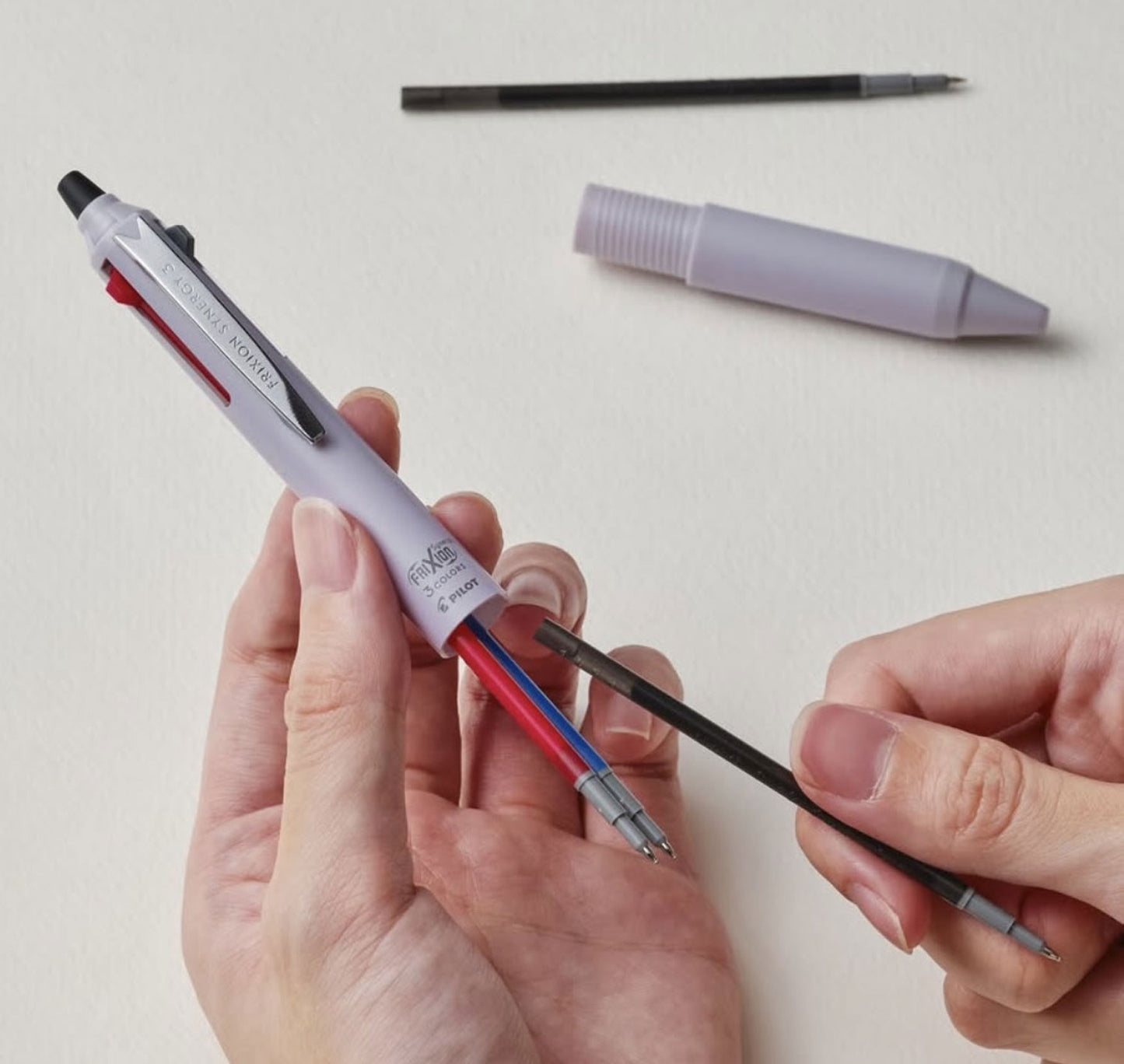 Pilot FRIXION Synergy 3 0.4mm 3-Colour Erasable Ballpoint Pen